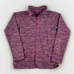 Mountain Hardware Jacket Womens S Purple Full zip Fleece Cozy Outdoor